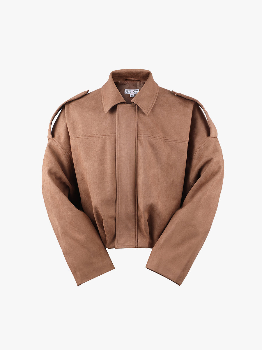 Lora Faux Suede Jacket