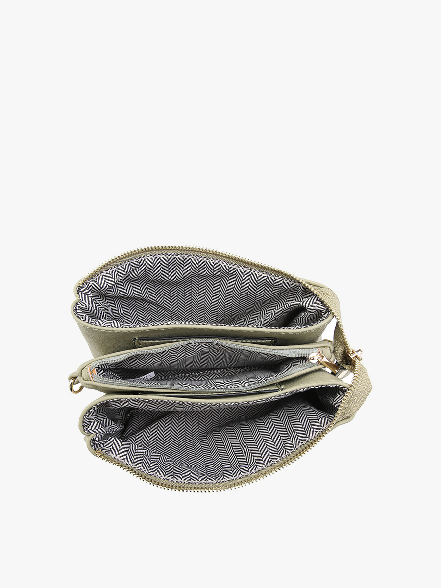 Riley Vegan Plaid Crossbody
