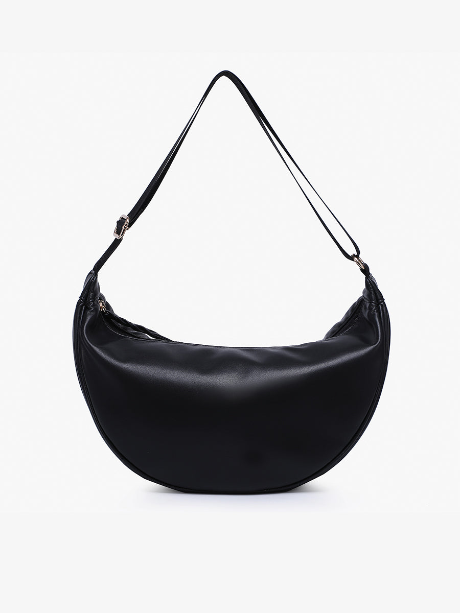 Stella Vegan Sling Bag Black - Jen & Co. vegan handbag