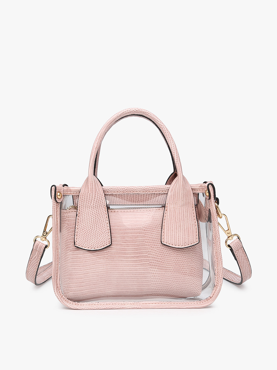 Stacey Vegan Clear Satchel