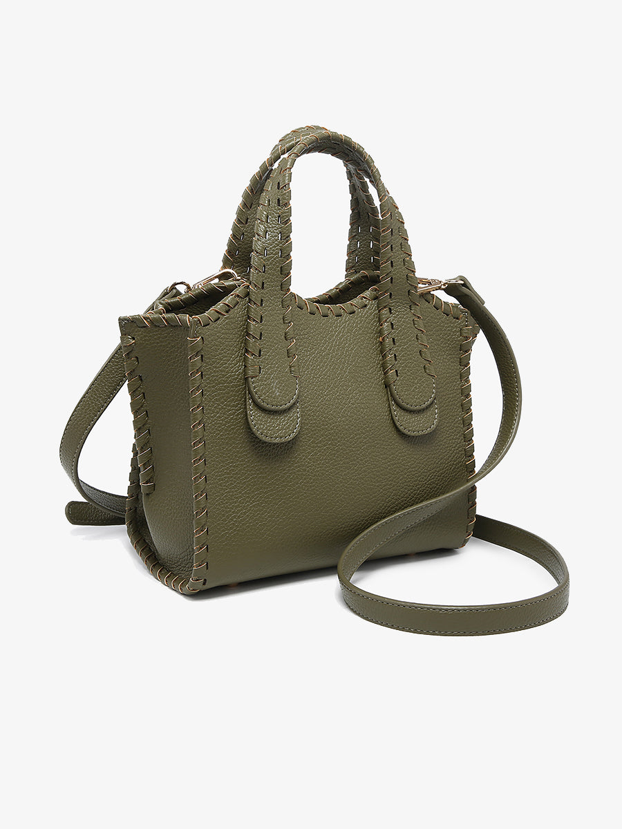 JEN & CO. Marla Satchel JEN & CO. Marla Whipstitch Satchel Bag