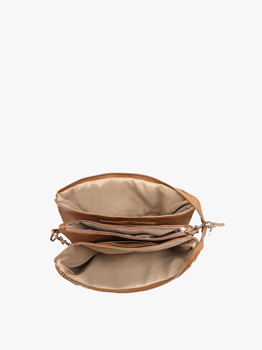 Izzy Bubble Puffer Crossbody - Jen & Co. vegan handbag