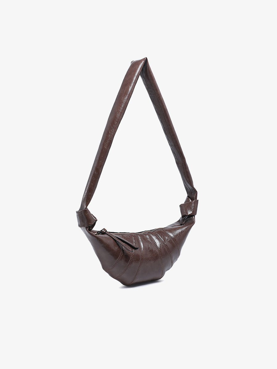 Kara Vegan Croissant Sling Bag