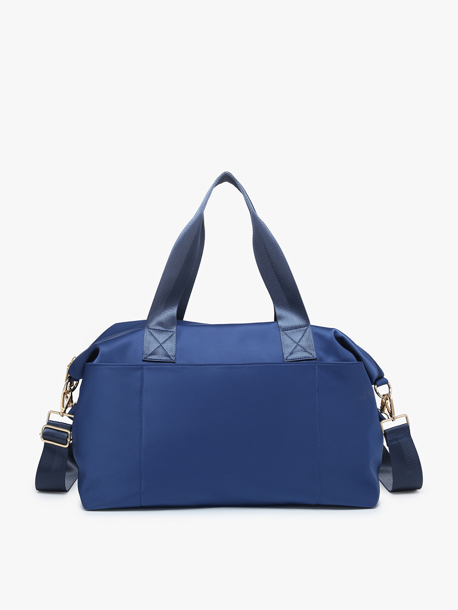 Navy Vegan Nylon Weekender