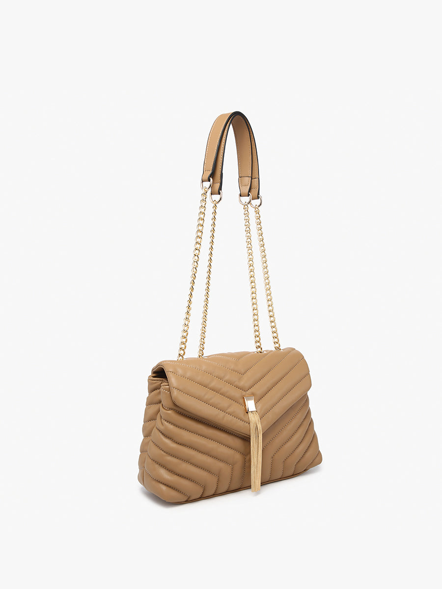 Thea Vegan Chevron Crossbody