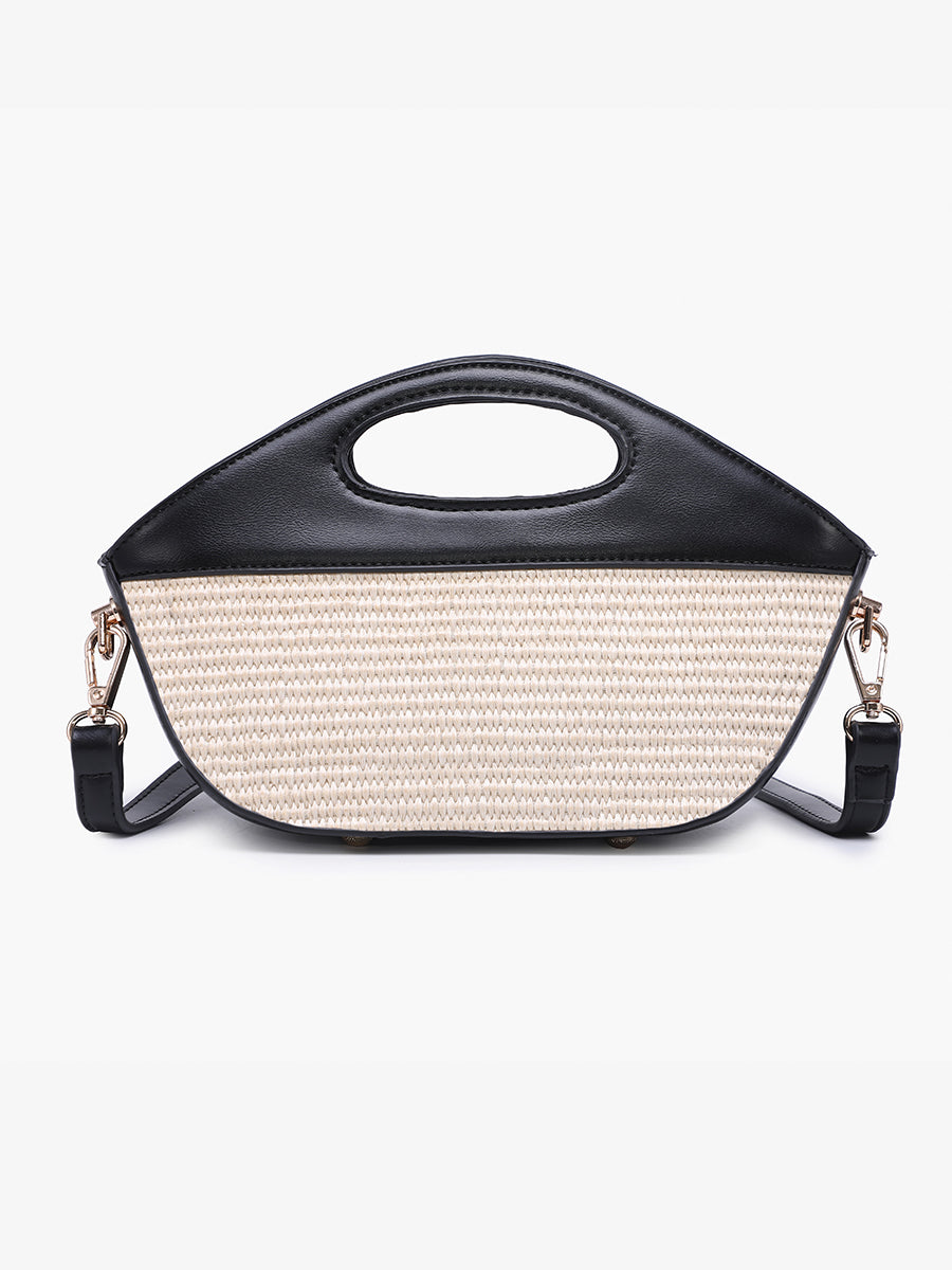 Cece Vegan Straw Bucket Bag