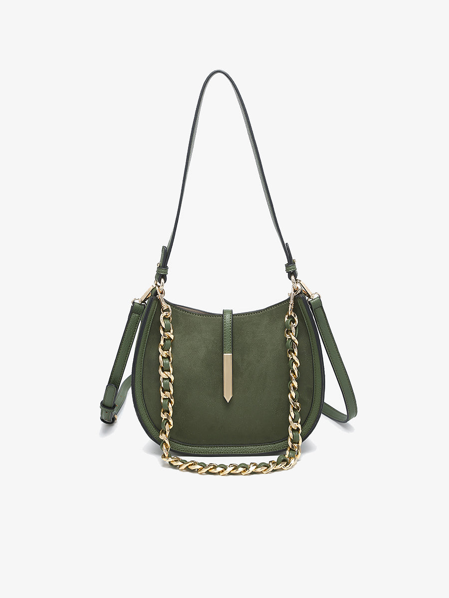 Luca Vegan Suede Crossbody