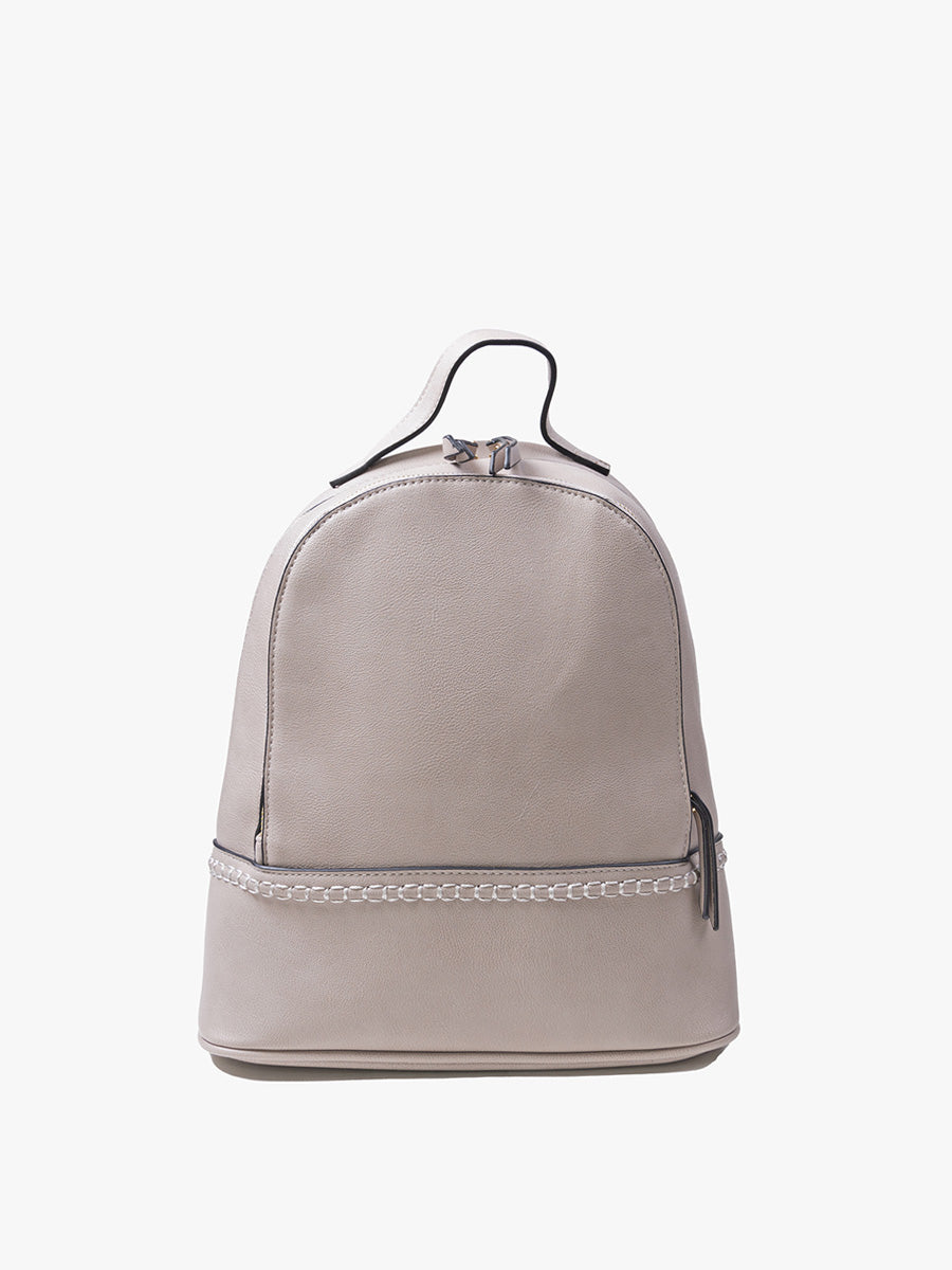 Marty Vegan Backpack in Grey - Jen & Co. vegan handbag