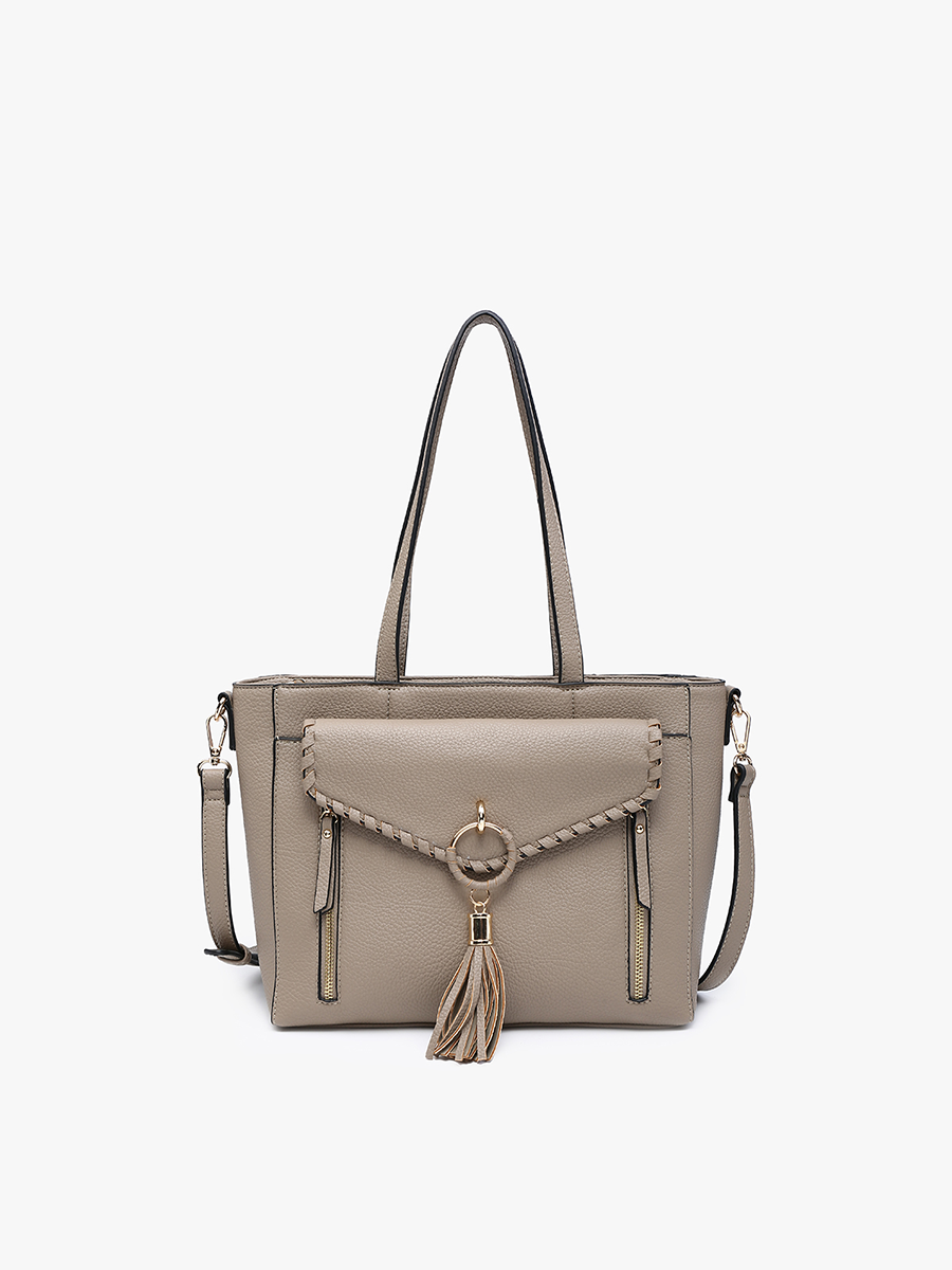 Phoebe Vegan Whipstitch Tote