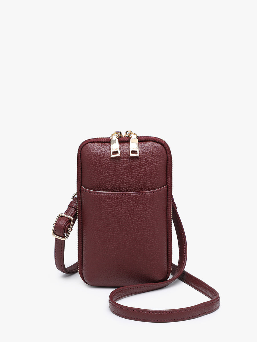 Payton Vegan Crossbody Plum - Jen & Co. vegan handbag