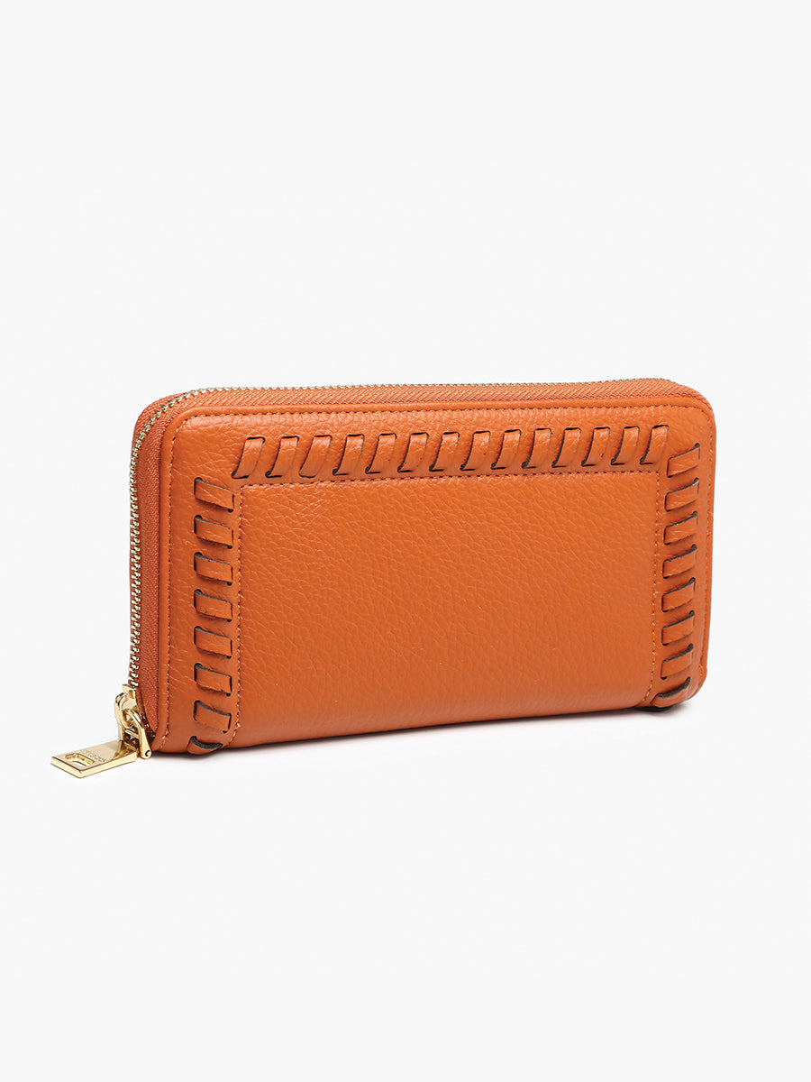 Nora Vegan Whipstitch Wallet