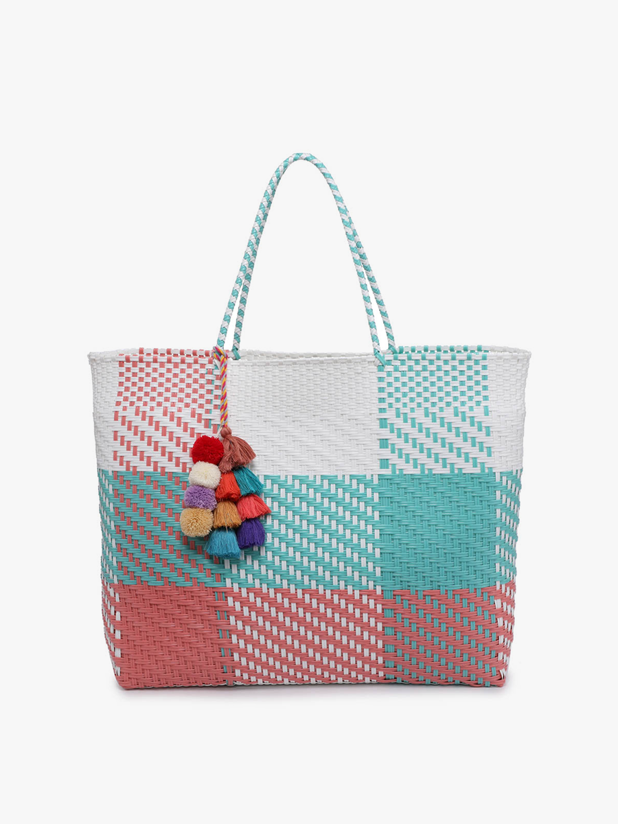 Allie Woven Tote | Jen & Co. – Jen & Co.