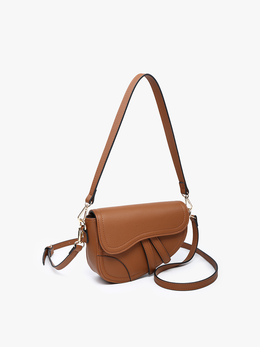 Marisol Vegan Asymmetrical Saddle Bag