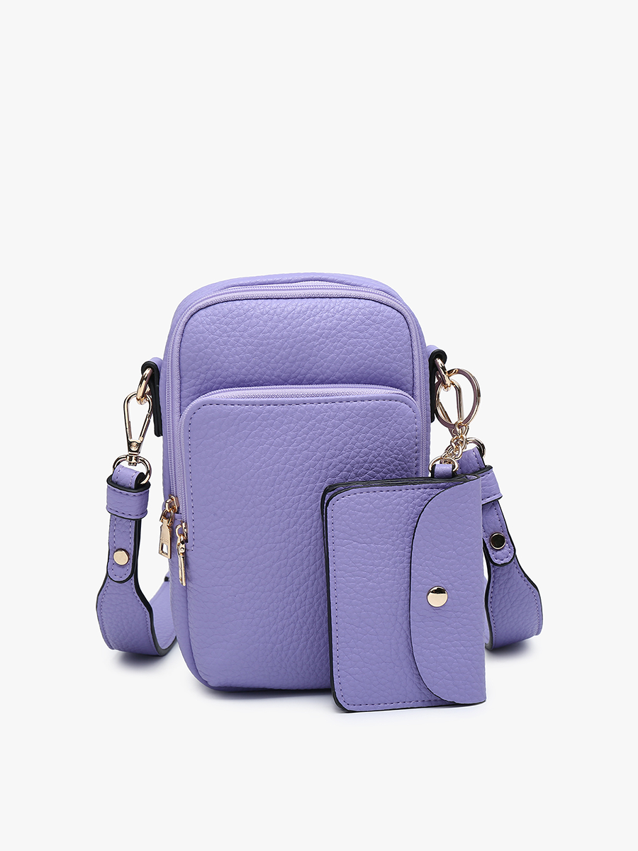 Parker Vegan Crossbody Petunia - Jen & Co. vegan handbag