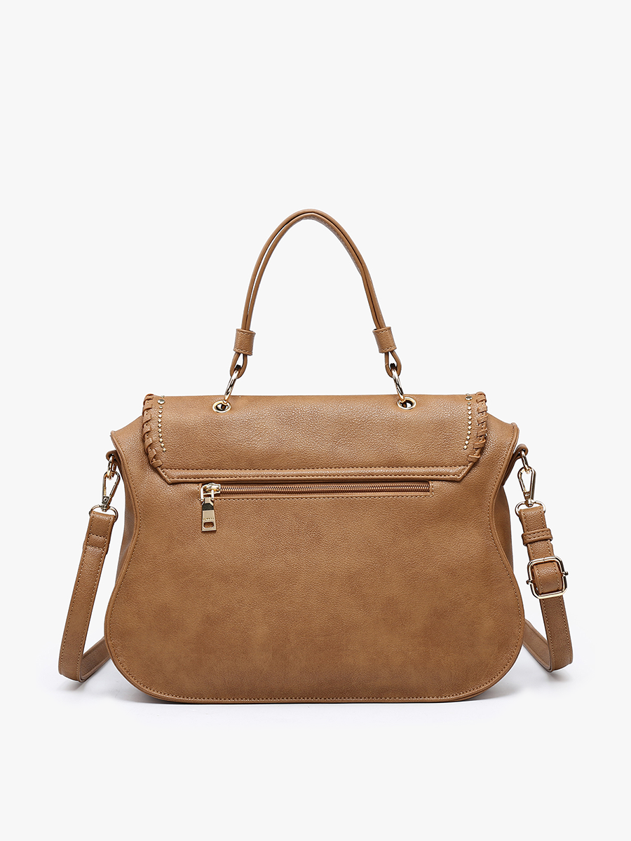 Cricket Vegan Studded Hobo/Tote - Jen & Co. vegan handbag