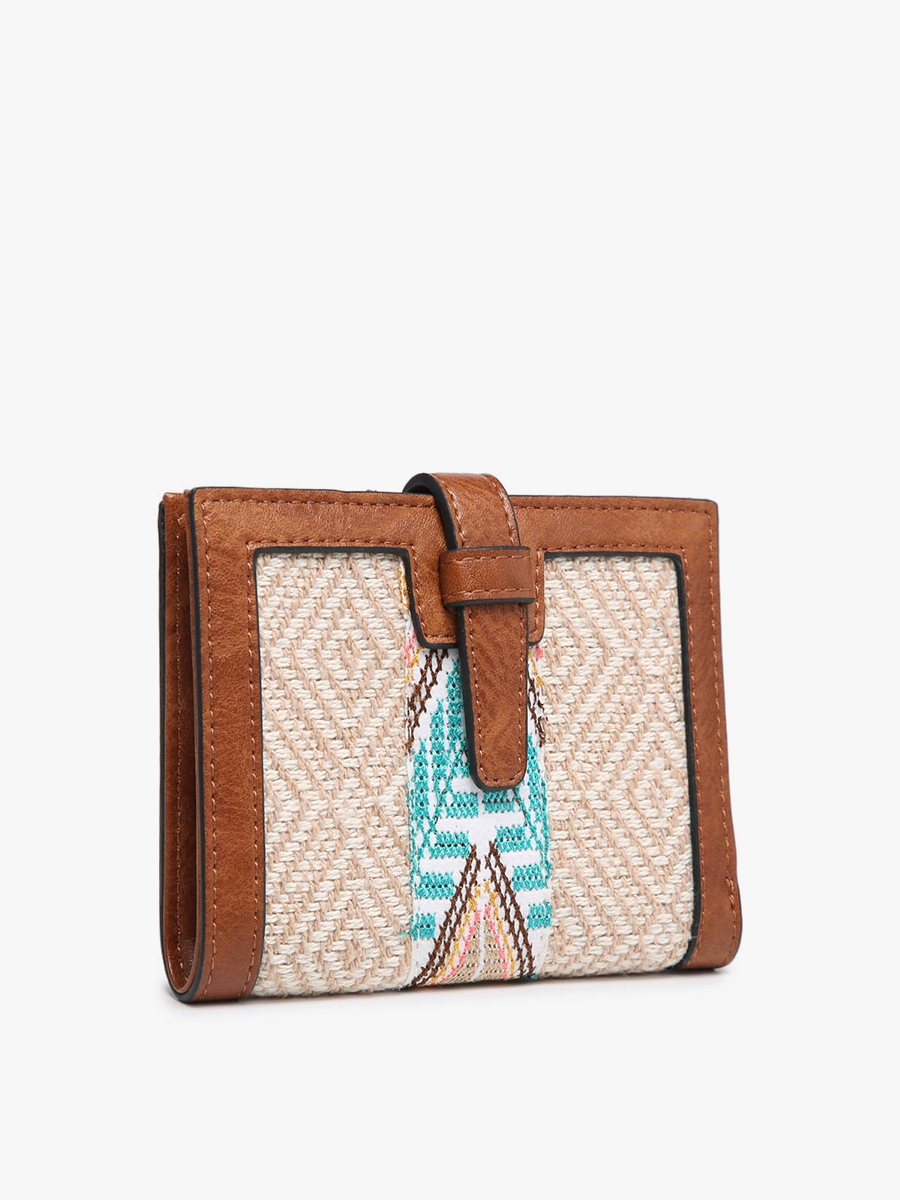 Bessie Vegan Tribal Wallet - Jen & Co. vegan handbag
