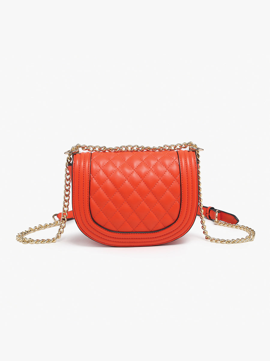 Diana Vegan Quilted Crossbody - Jen & Co. vegan handbag