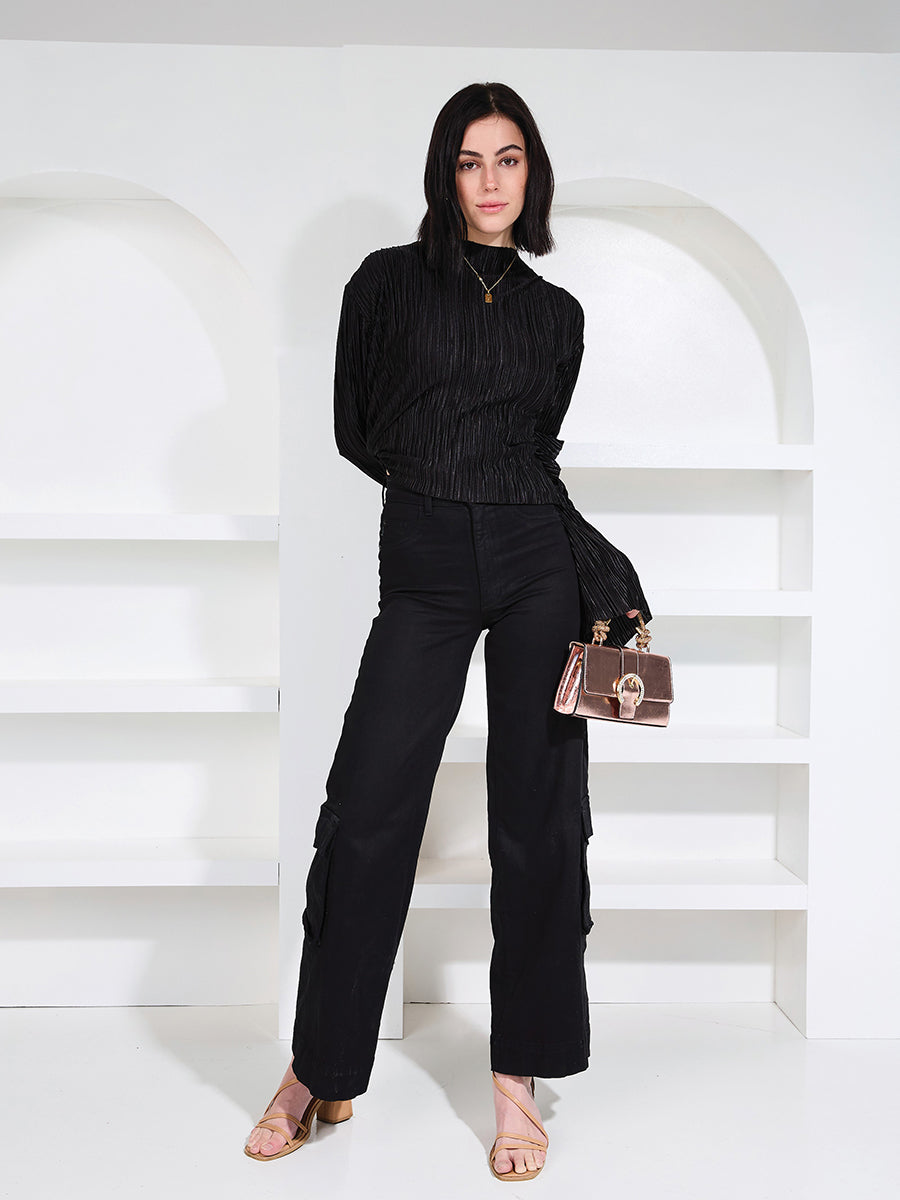 Brielle Vegan Metallic Clutch in - Jen & Co. vegan handbag