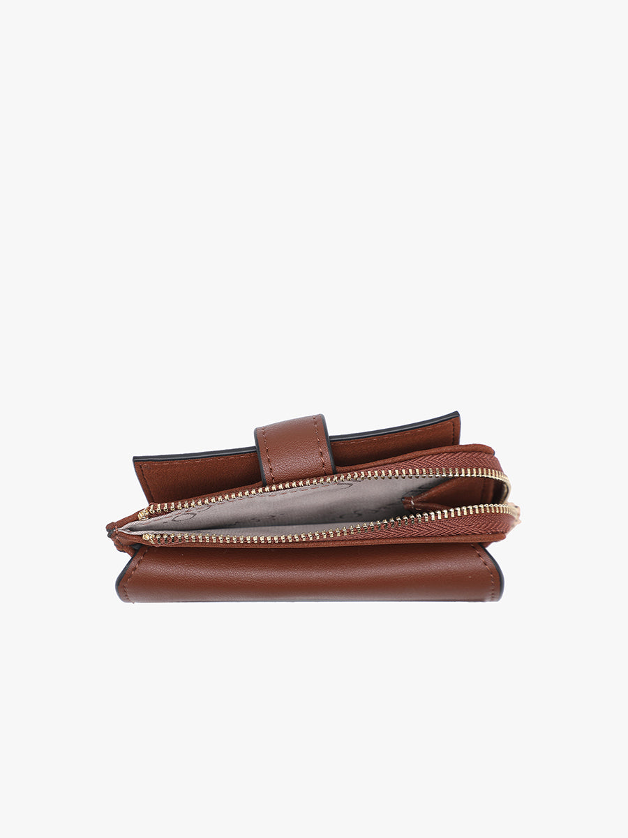 Joanna Vegan Suede Wallet - Jen & Co. vegan handbag