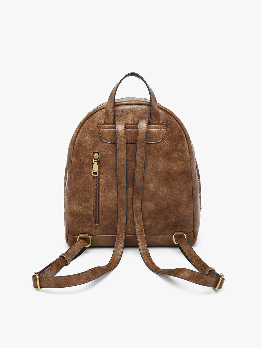 Sariya Vegan Studded Backpack - Jen & Co. vegan handbag