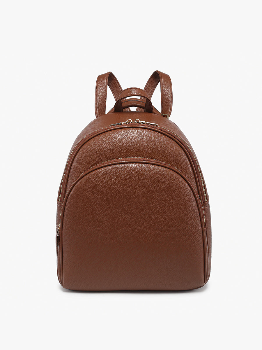 Simone Vegan Convertible Backpack Brown - Jen & Co. vegan handbag