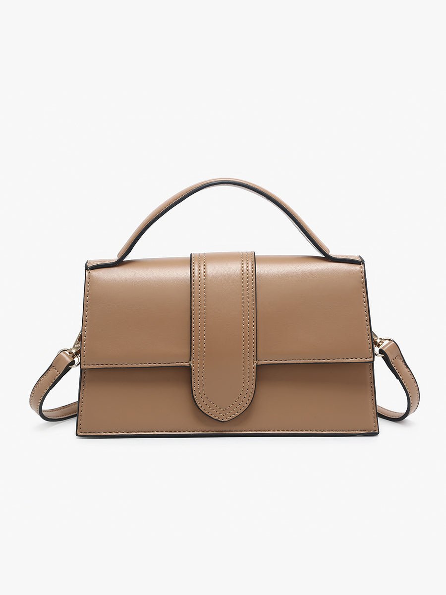 Capri Vegan Metallic Clutch – Jen & Co.