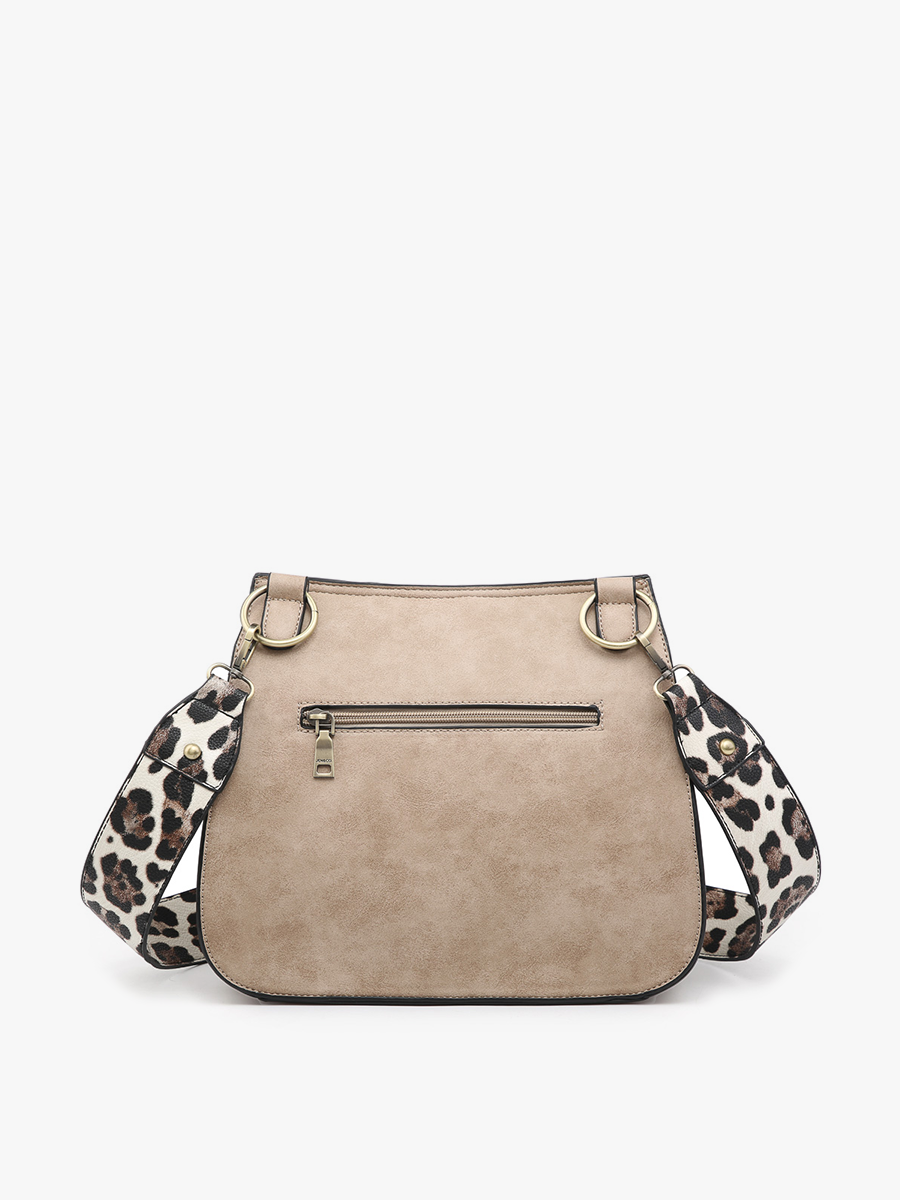 Bailey Vegan Crossbody in - Jen & Co. vegan handbag
