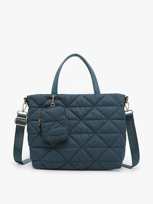 Scout Vegan Quilted Satchel