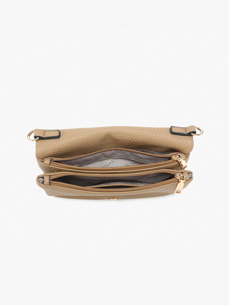 Phiona Vegan Stud Crossbody - Jen & Co. vegan handbag