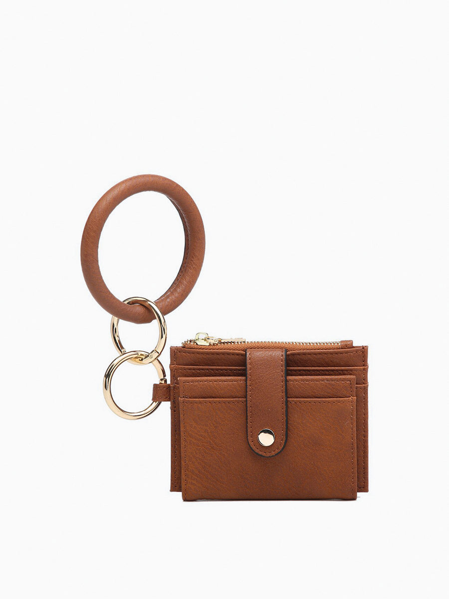 Sammie RFID Wallet Brown - Jen & Co. vegan handbag