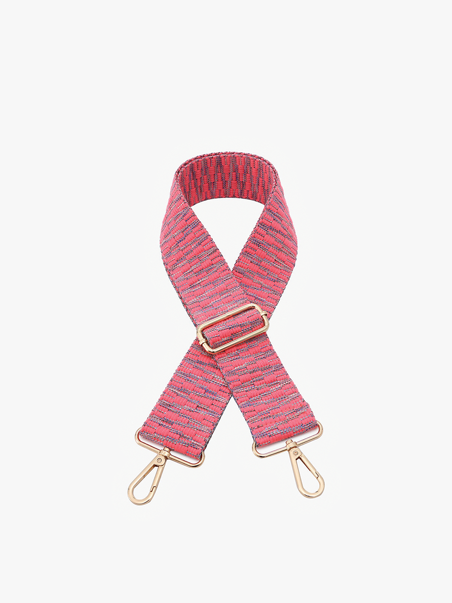 Aztec Guitar Strap Fuchsia - Jen & Co. vegan handbag