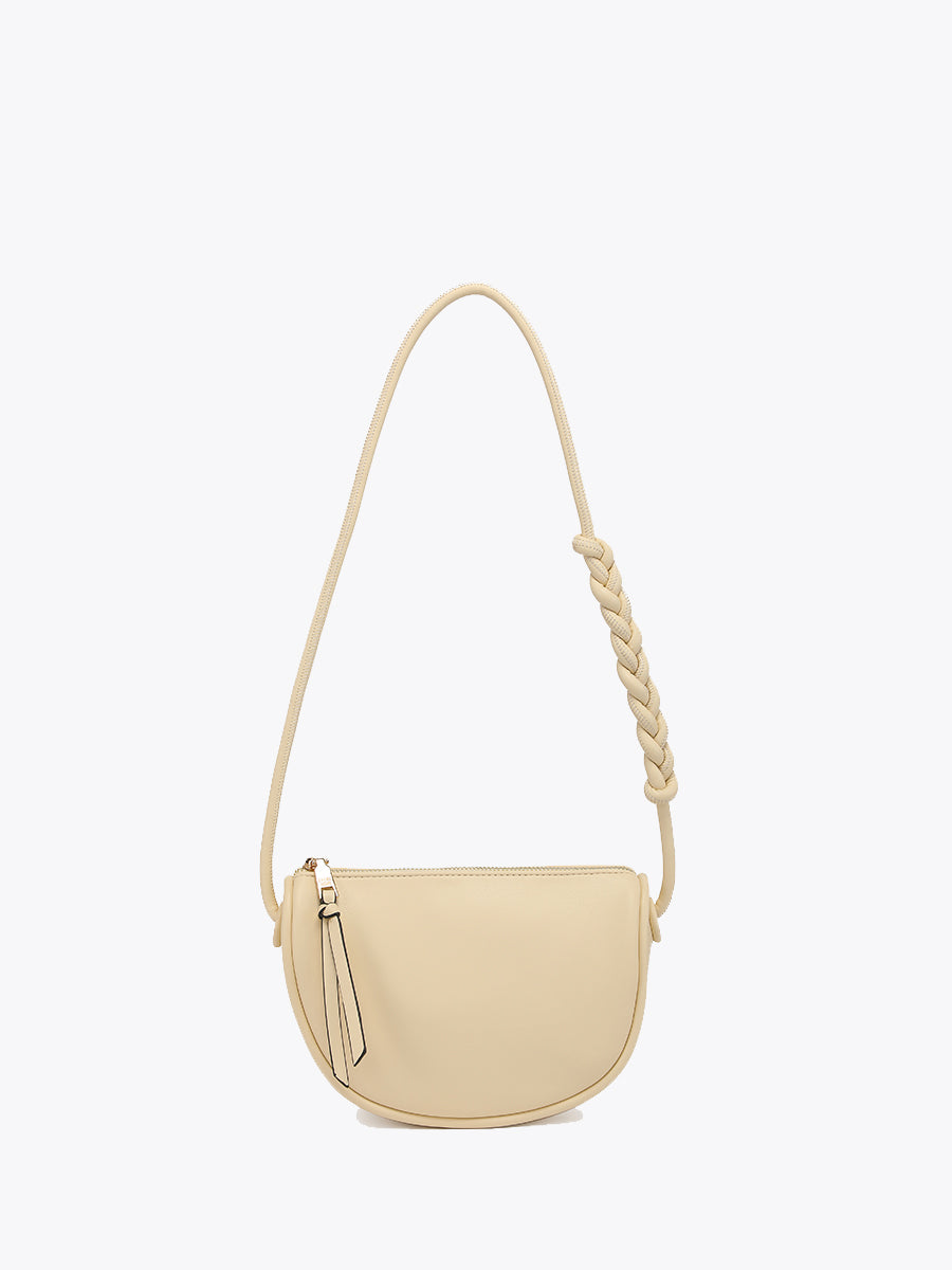 Annaka Vegan Shoulder Bag in Sunflower - Jen & Co. vegan handbag