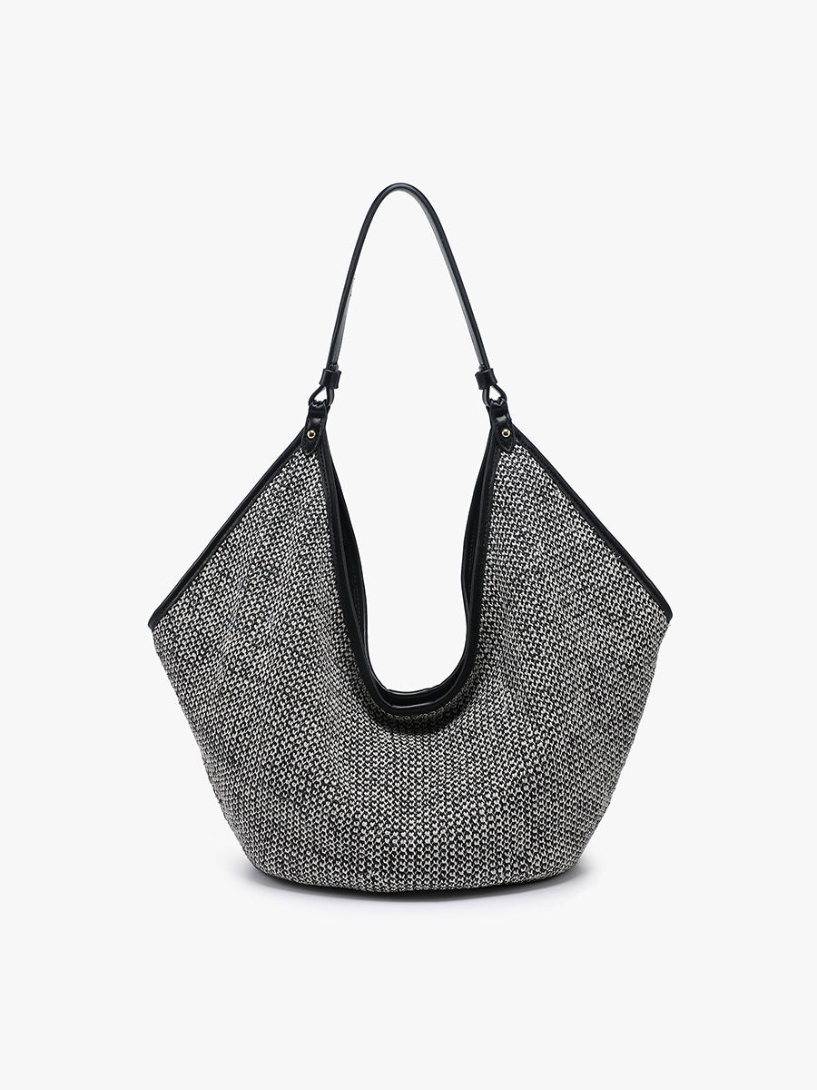 Cecilia Vegan Woven Hobo