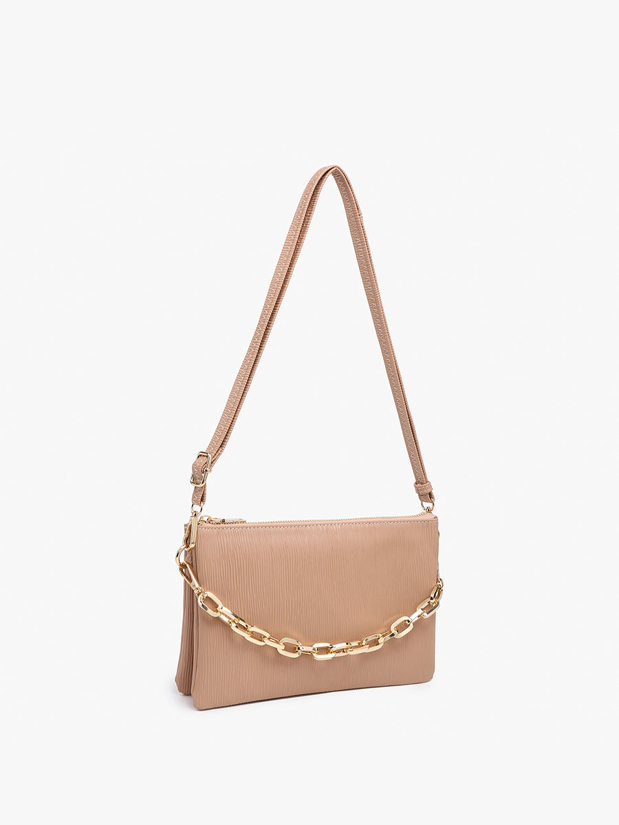 Izzy Vegan Textured Crossbody