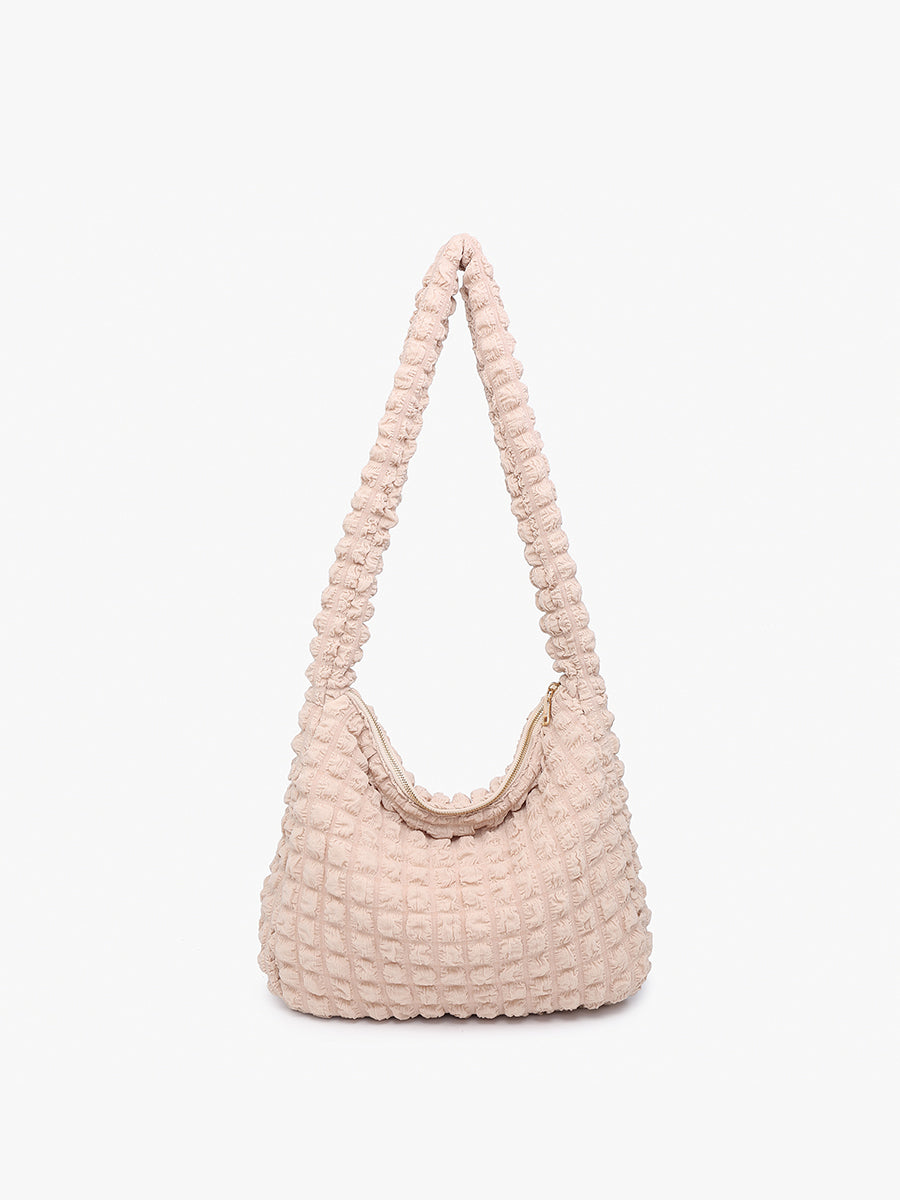 Rosemary Quilted Nylon Crossbody - Jen & Co. vegan handbag