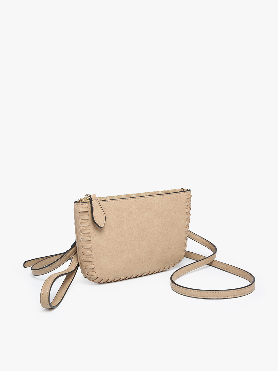 Bonnie Vegan Whipstitch Clutch/Crossbody