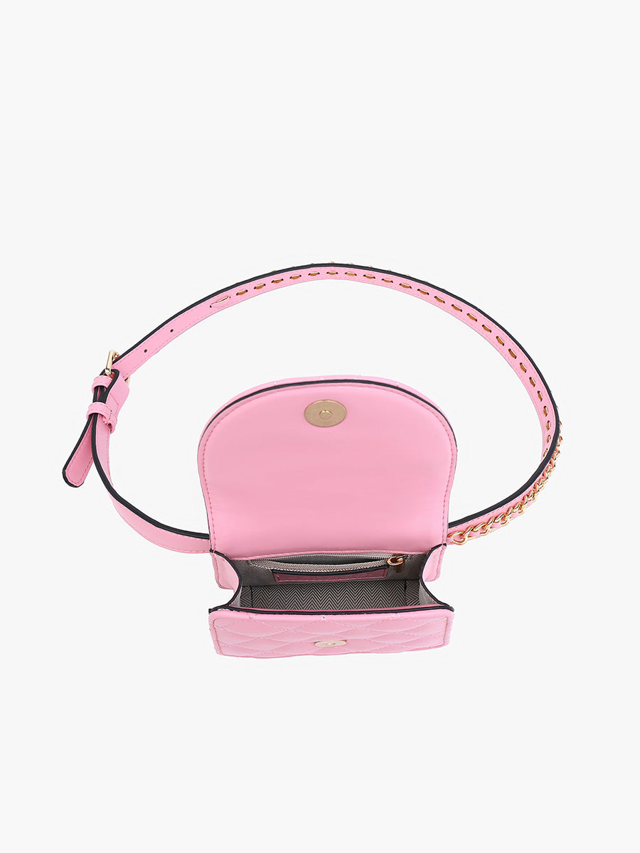 Annalee Quilted Mini Bag in - Jen & Co. vegan handbag