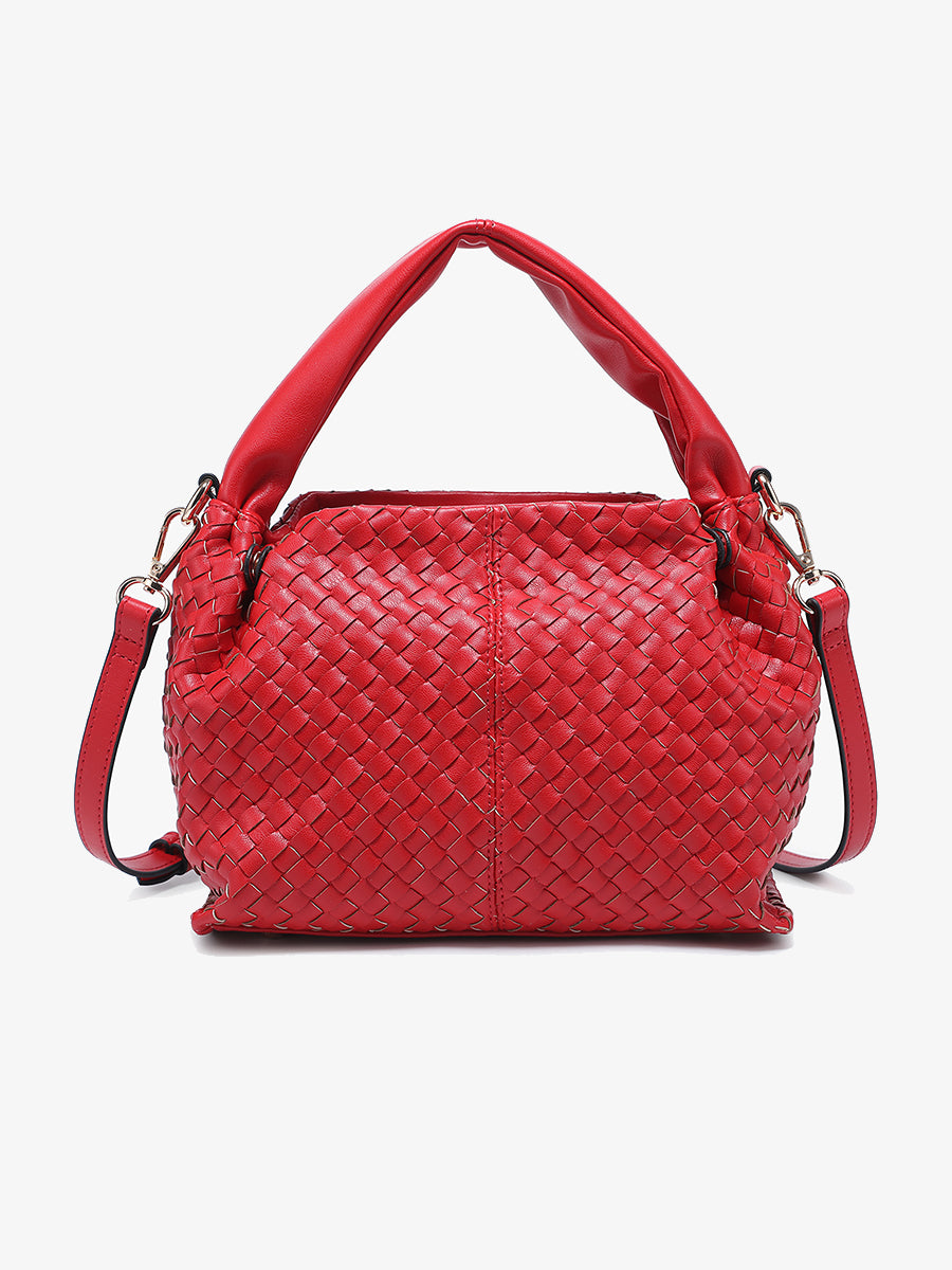 Charity Vegan Crossbody Red - Jen & Co. vegan handbag