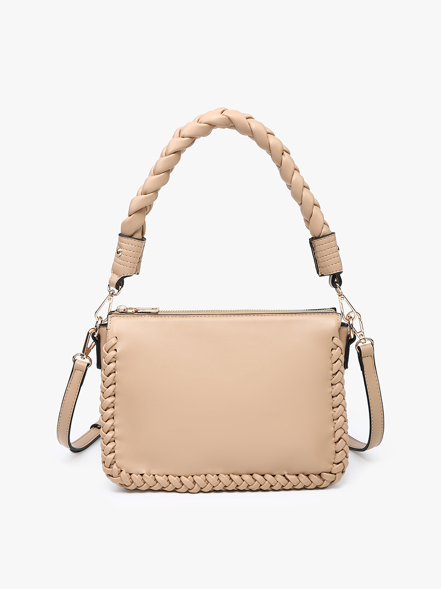 Judith Vegan Whipstitch Shoulder Bag