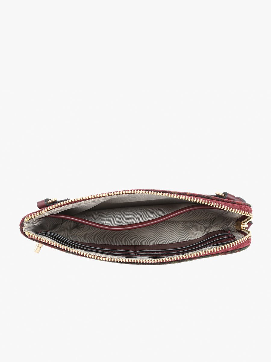 Kendall Plaid Crossbody - Jen & Co. vegan handbag