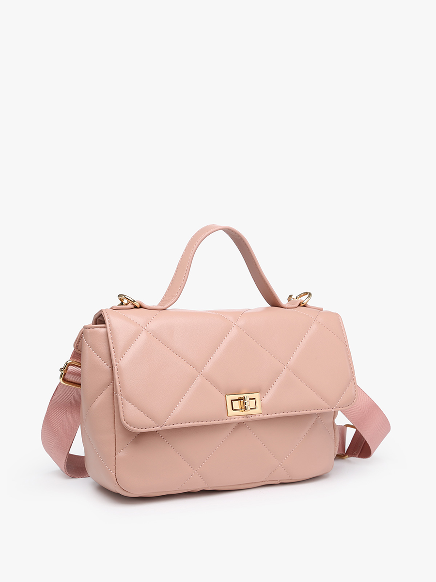 Harp Vegan Twist Lock Crossbody