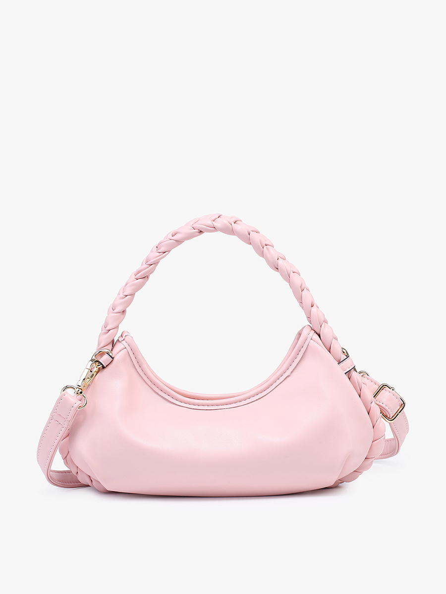 Juliette Vegan Half-Moon Bag in - Jen & Co. vegan handbag