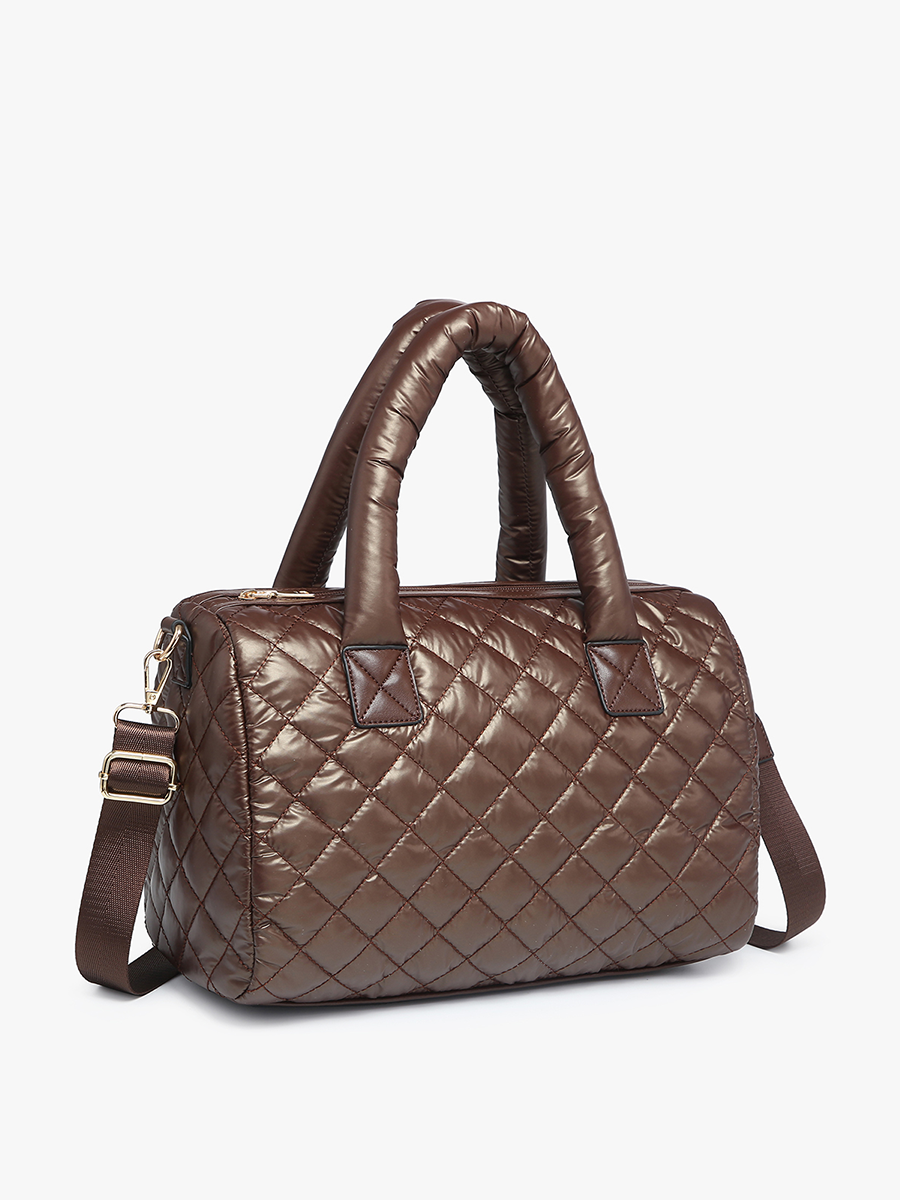 Trista Vegan Quilted Satchel