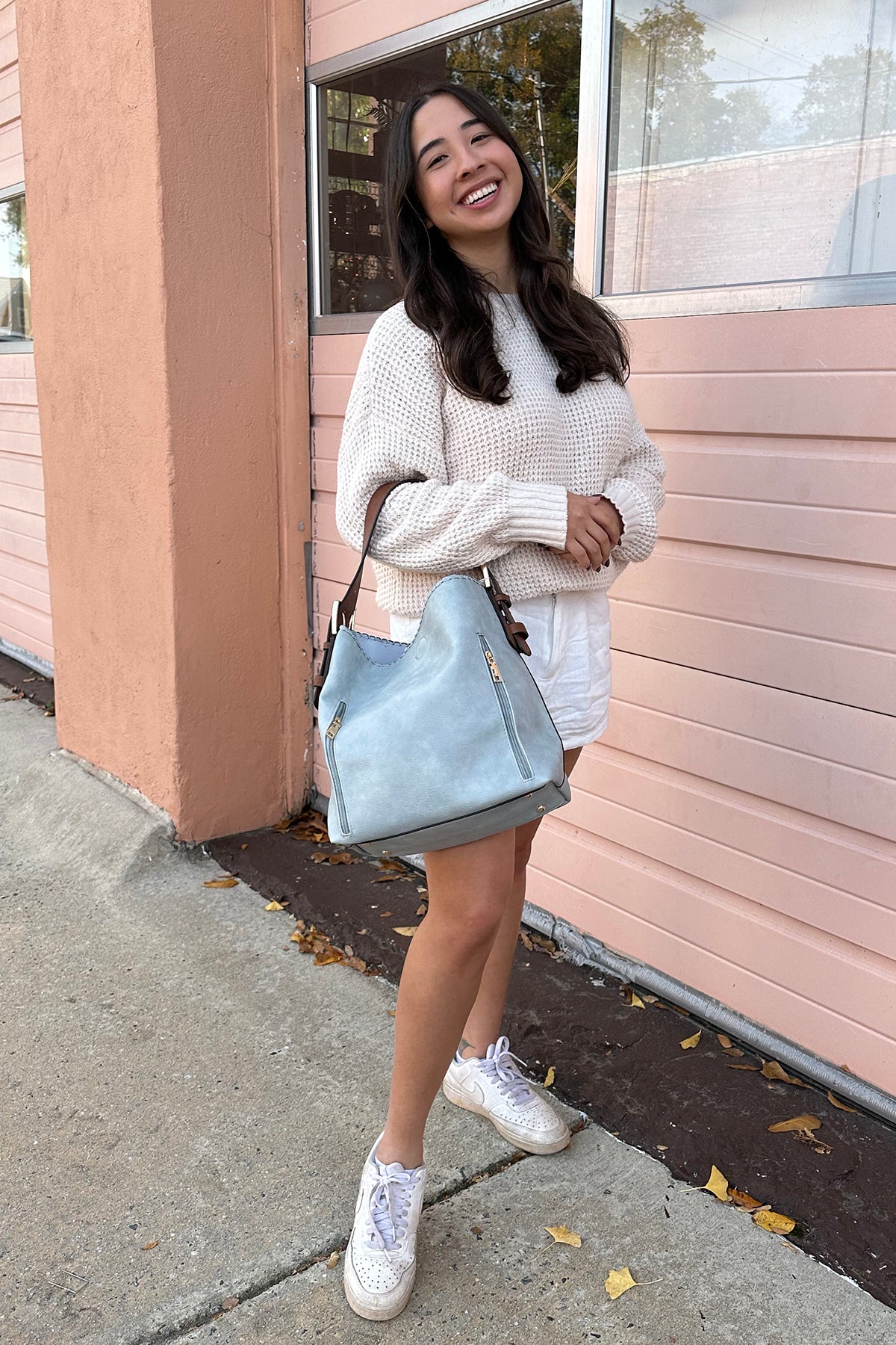 Alexa Vegan Hobo in - Jen & Co. vegan handbag