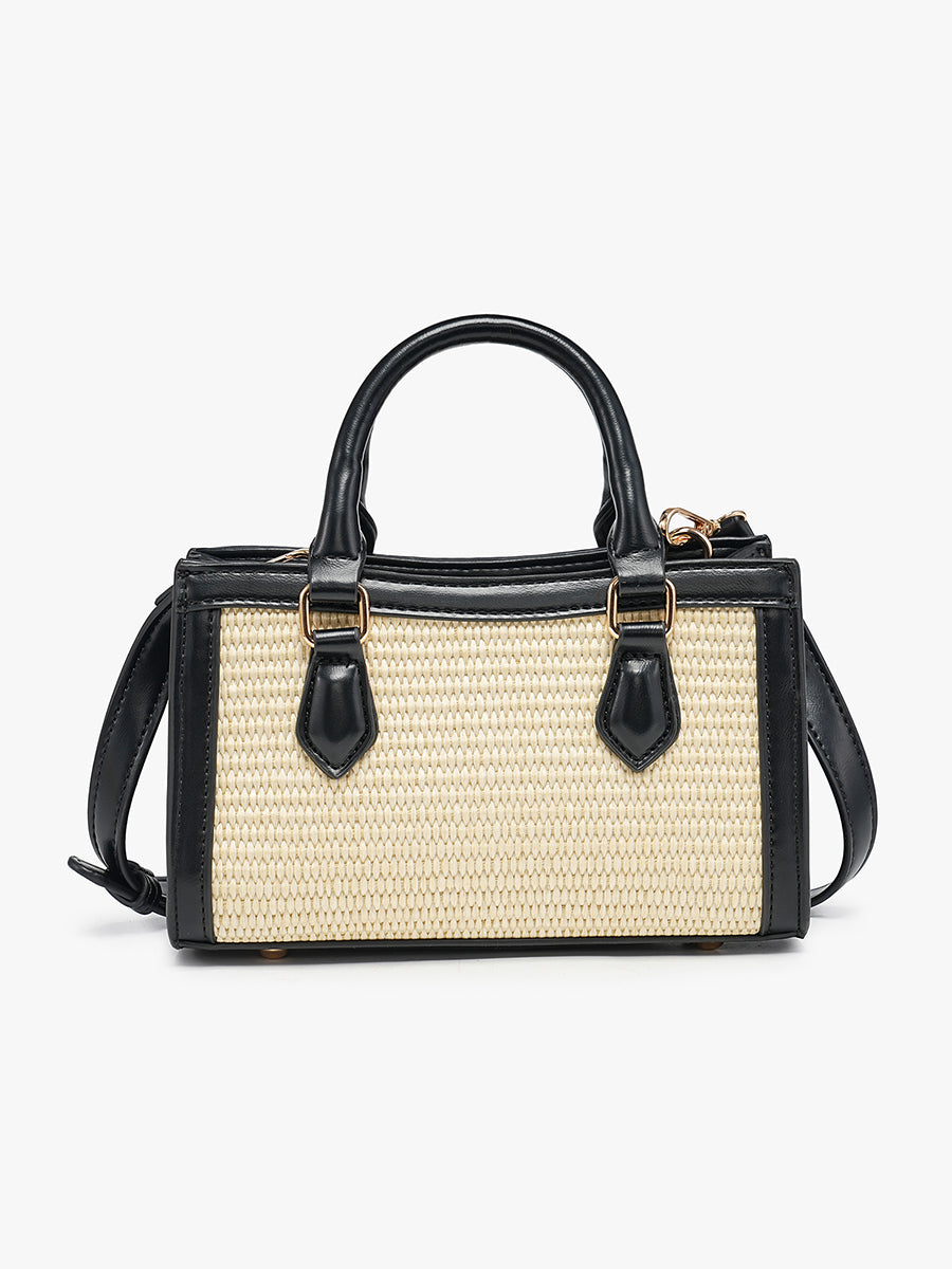 Harmony Vegan Straw Crossbody