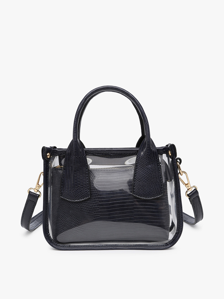 Stacey Vegan Clear Satchel
