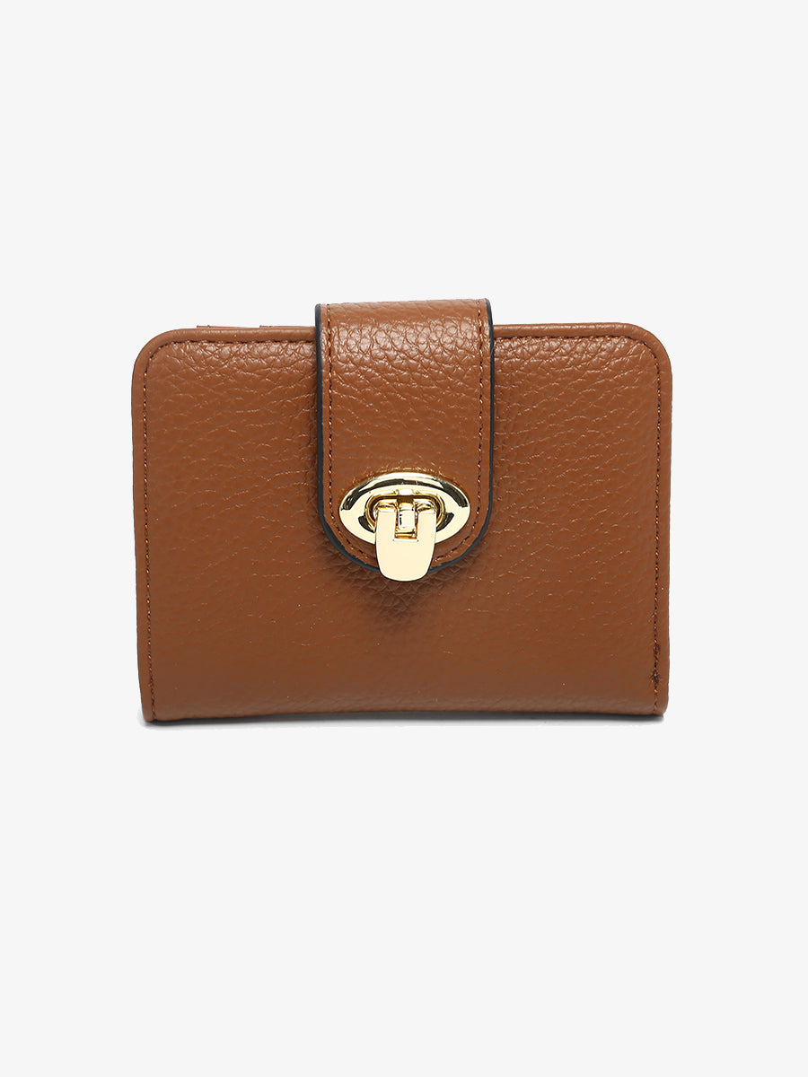 Margot Vegan Wallet Brown - Jen & Co. vegan handbag