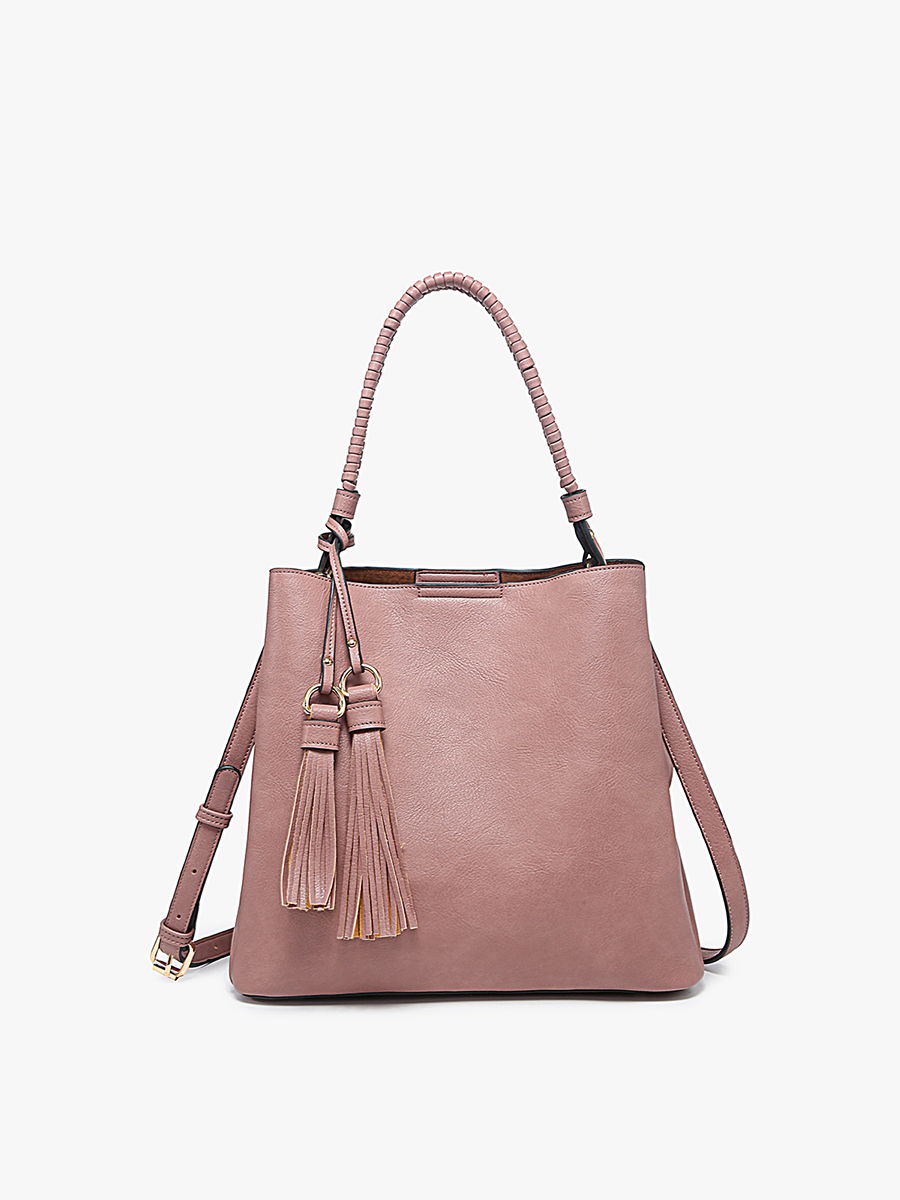 Olivia Vegan Animal Print Hobo