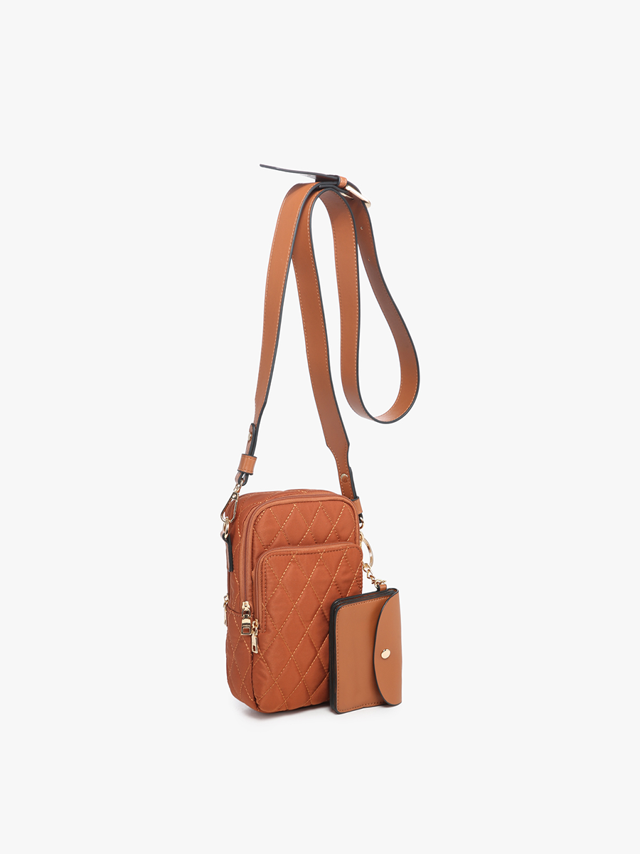 Parker Vegan Quilted Crossbody
