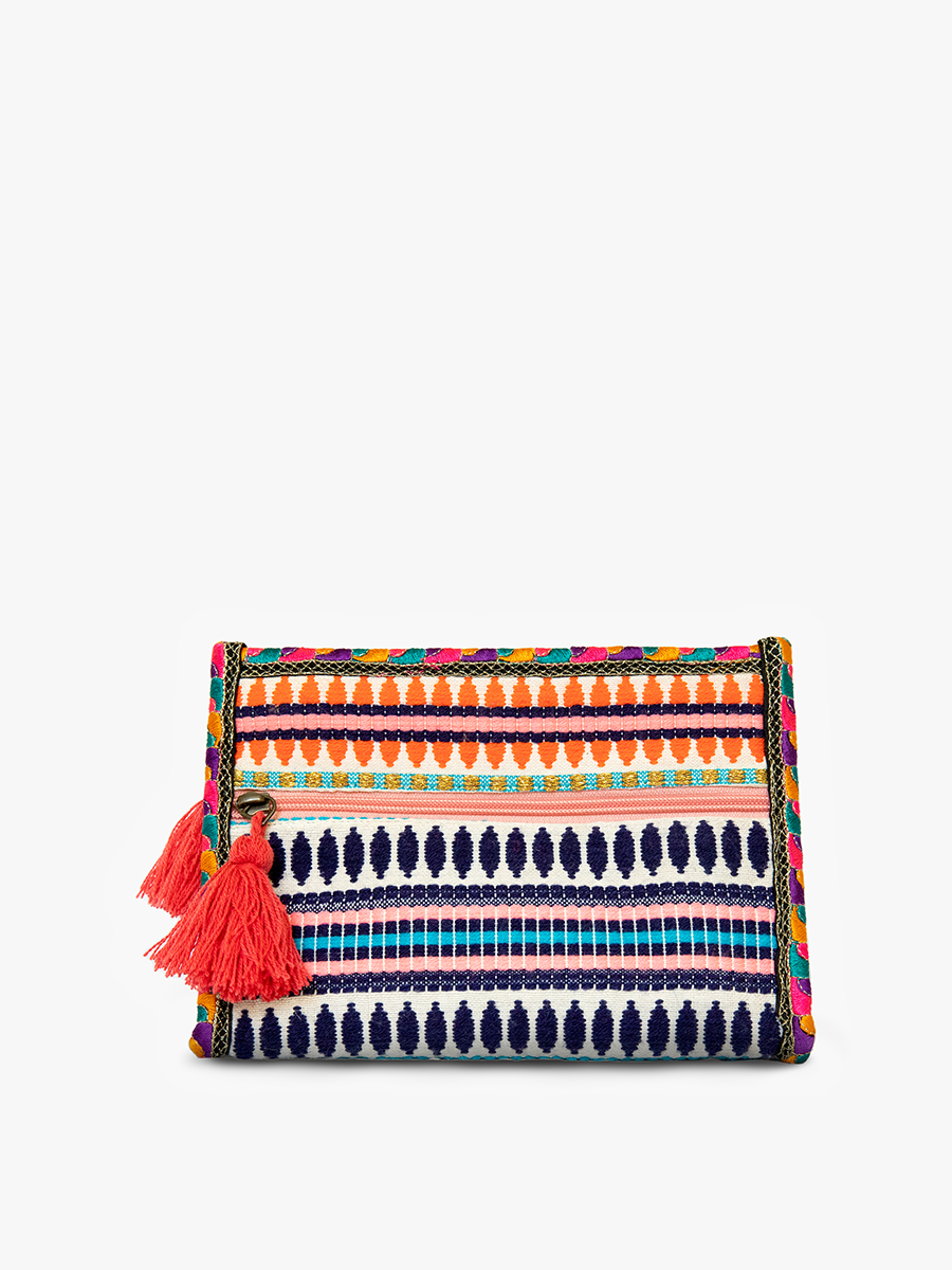 Emberlyn Triangular Pouch Multi - Jen & Co. vegan handbag